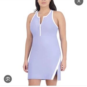 New sage active ladies dress with shorts